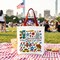 Happy 250 America Doodle Tote Bag, Patriotic USA 1776-2026 250th Anniversary Gift Shopper